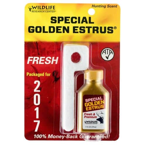 Wildlife Research 405 Special Golden Estrous Deer Attractant 1 oz Wildlife Research 405 Special Golden Estrous Deer Attractant 1 oz