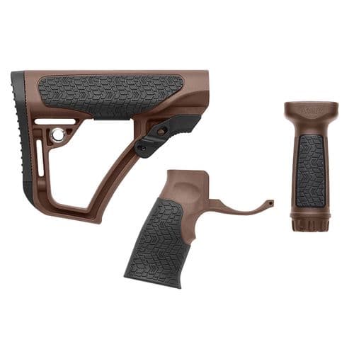 Daniel Defense Buttstock/Pistol Grip/Vertical Foregrip Combo Brown 28-102-06145-011 Daniel Defense Buttstock/Pistol Grip/Vertical Foregrip Combo Brown 28-102-06145-011