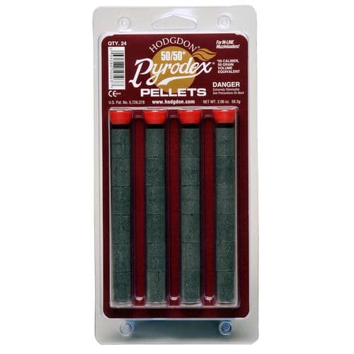 Hodgdon BP5050 Pyrodex Pellets 50/50 50 Grain 24 Pack Hodgdon BP5050 Pyrodex Pellets 50/50 50 Grain 24 Pack
