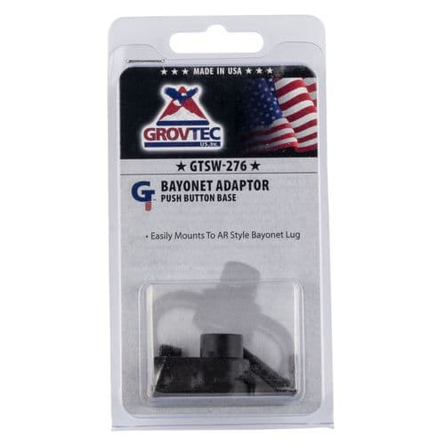 Grovtec US Inc GTSW276 GT Bayonet Adapter Push Button Base Black Grovtec US Inc GTSW276 GT Bayonet Adapter Push Button Base Black