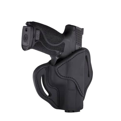 1791 Gunleather ORBH21SBLR BH2.1 Optic Ready OWB Size 2.1 Stealth Black Leather Belt Slide Compatible w/Glock 17/S&W M&P Shield/Springfield XD Right Hand 1791 Gunleather ORBH21SBLR BH2.1 Optic Ready OWB Size 2.1 Stealth Black Leather Belt Slide Compatible w/Glock 17/S&W M&P Shield/Springfield XD Right Hand