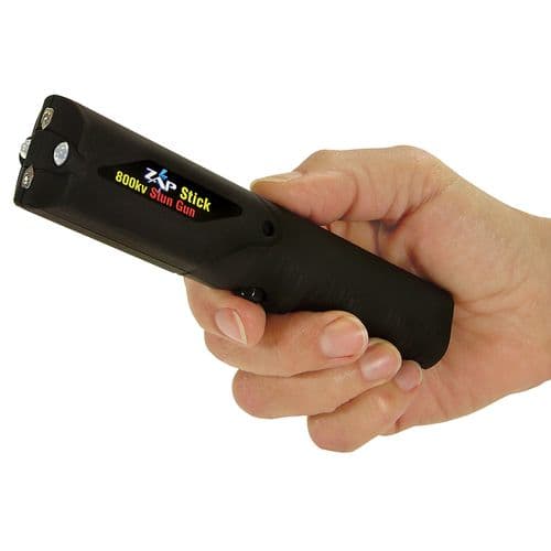 Zap ZAPSTK800FB Zap Stick Stun Gun/Flashlight Portable 9 oz Contact Black Zap ZAPSTK800FB Zap Stick Stun Gun/Flashlight Portable 9 oz Contact Black