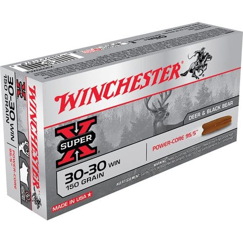 Winchester Ammo X3030WLF Super-X 30-30 Win 150 gr Power-Core 95/5 20 Bx/ 10 Cs Winchester Ammo X3030WLF Super-X 30-30 Win 150 gr Power-Core 95/5 20 Bx/ 10 Cs