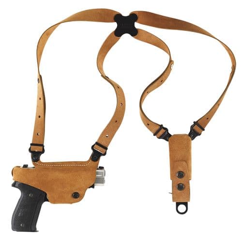 Galco CL225 Classic Lite Shoulder System Natural Leather Shoulder Fits Glock 17/19-19X/22/23/26/27/31-36/45 Left Hand Galco CL225 Classic Lite Shoulder System Natural Leather Shoulder Fits Glock 17/19-19X/22/23/26/27/31-36/45 Left Hand
