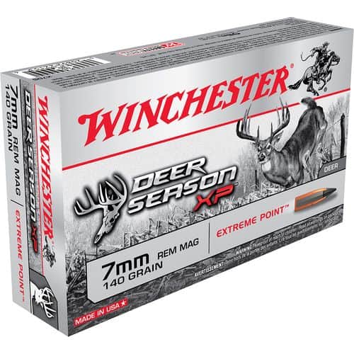 Winchester Ammo X7DS Deer Season XP 7mm Rem Mag 140 gr Extreme Point 20 Bx/ 10 Cs Winchester Ammo X7DS Deer Season XP 7mm Rem Mag 140 gr Extreme Point 20 Bx/ 10 Cs
