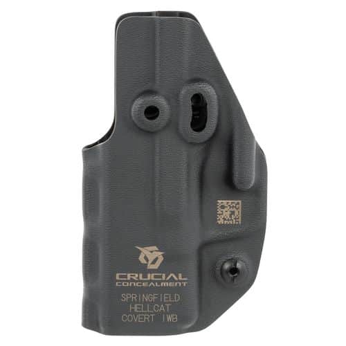 CRUCIAL CONCEALMENT 1112 Covert Black Kydex IWB Springfield Hellcat Right Hand CRUCIAL CONCEALMENT 1112 Covert Black Kydex IWB Springfield Hellcat Right Hand
