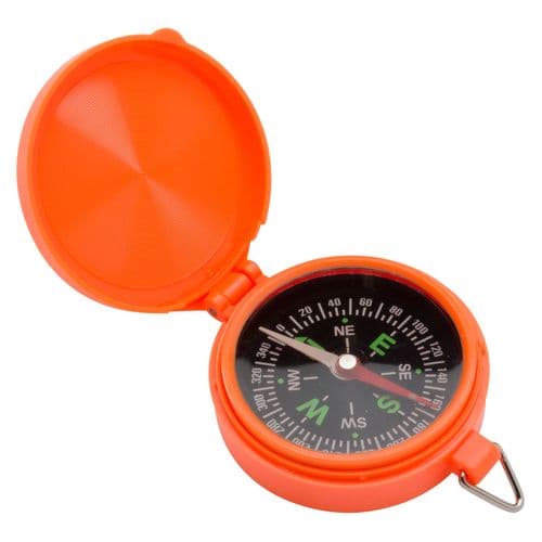 Allen 487 Pocket Compass with Lid Orange Allen 487 Pocket Compass with Lid Orange