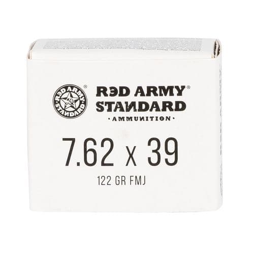 Red Army Standard AM3092 Red Army Standard 7.62x39mm 122 gr Full Metal Jacket 20 Bx/ 50 Cs Red Army Standard AM3092 Red Army Standard 7.62x39mm 122 gr Full Metal Jacket 20 Bx/ 50 Cs