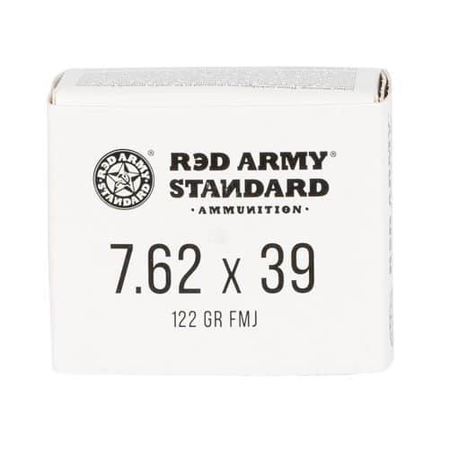Red Army Standard AM3092 Red Army Standard 7.62x39mm 122 gr Full Metal Jacket 20 Bx/ 50 Cs Red Army Standard AM3092 Red Army Standard 7.62x39mm 122 gr Full Metal Jacket 20 Bx/ 50 Cs