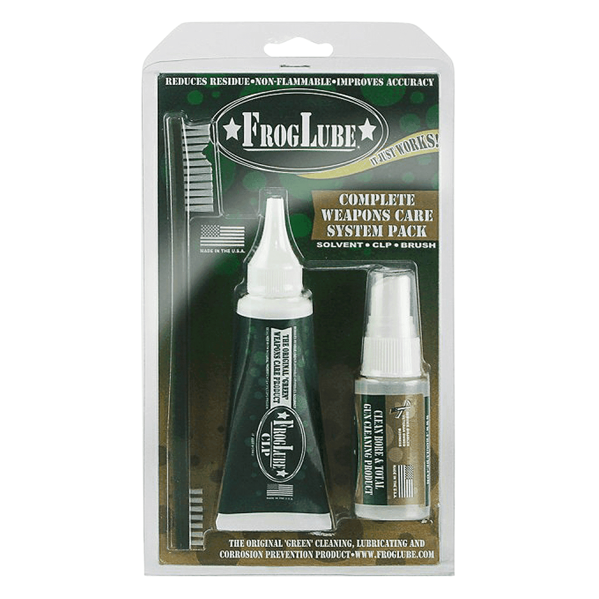 FrogLube 15207 Basic Kit Cleaning Kit Multi-Caliber Universal 1.5oz FrogLube 15207 Basic Kit Cleaning Kit Multi-Caliber Universal 1.5oz