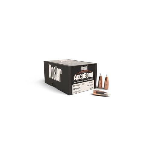 Nosler 52165 AccuBond30 Caliber .308 125 GR Spitzer Point 50 Box Nosler 52165 AccuBond30 Caliber .308 125 GR Spitzer Point 50 Box