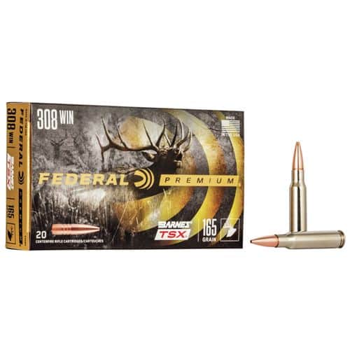 Federal P308H Premium 308 Win 165 gr Barnes Triple-Shock X 20 Bx/ 10 Cs Federal P308H Premium 308 Win 165 gr Barnes Triple-Shock X 20 Bx/ 10 Cs