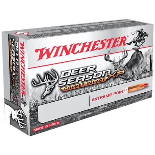 Winchester Ammo X308DSLF Deer Season XP Copper Impact 308 Win 150 gr Copper Extreme Point 20 Bx/ 10 Cs Winchester Ammo X308DSLF Deer Season XP Copper Impact 308 Win 150 gr Copper Extreme Point 20 Bx/ 10 Cs