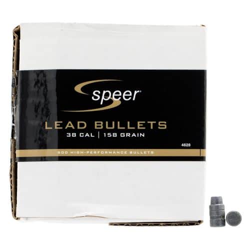 Speer 4628 Handgun 38 Cal .358 158 gr Lead Semi Wad Cutter Hollow Point 500 Per Box Speer 4628 Handgun 38 Cal .358 158 gr Lead Semi Wad Cutter Hollow Point 500 Per Box