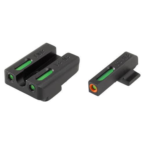 Truglo TG13FN2PC Brite-Site TFX Pro Day/Night Sights FNX 40 Tritium/Fiber Optic Green w/Orange Outline Front U-Notch Green Rear Black Truglo TG13FN2PC Brite-Site TFX Pro Day/Night Sights FNX 40 Tritium/Fiber Optic Green w/Orange Outline Front U-Notch Green Rear Black