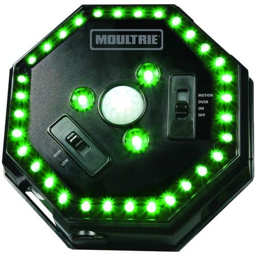 Moultrie Feeder Hog Light Black Green Filter 30 ft Range Moultrie Feeder Hog Light Black Green Filter 30 ft Range