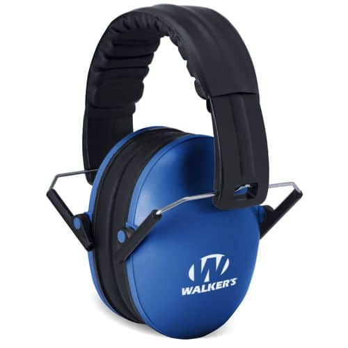 Walkers GWP-FCM-BLW Youth Folding Muff 23 dB Blue/White Walkers GWP-FCM-BLW Youth Folding Muff 23 dB Blue/White