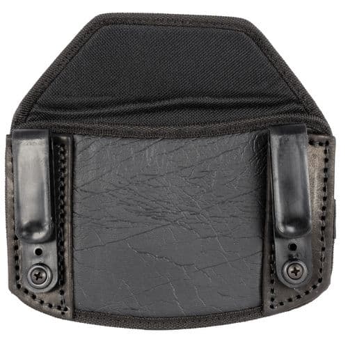Tagua TWHSDCML The Weightless 4-in-1 Dual Clip Black Nylon/Ecoleather IWB Med/Lg Frame Auto Right Hand Tagua TWHSDCML The Weightless 4-in-1 Dual Clip Black Nylon/Ecoleather IWB Med/Lg Frame Auto Right Hand