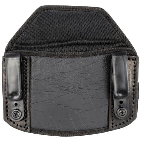 Tagua TWHSDCML The Weightless 4-in-1 Dual Clip Black Nylon/Ecoleather IWB Med/Lg Frame Auto Right Hand Tagua TWHSDCML The Weightless 4-in-1 Dual Clip Black Nylon/Ecoleather IWB Med/Lg Frame Auto Right Hand