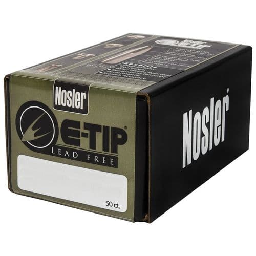 Nosler 59380 E-Tip 30 Caliber .308 Lead Free 110 GR Spitzer 50 Box Nosler 59380 E-Tip 30 Caliber .308 Lead Free 110 GR Spitzer 50 Box