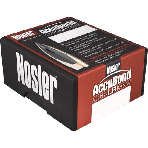 Nosler 60091 Trophy Grade Long Range 6.5 Creedmoor 129 gr AccuBond Long Range 20 Bx/ 10 Cs Nosler 60091 Trophy Grade Long Range 6.5 Creedmoor 129 gr AccuBond Long Range 20 Bx/ 10 Cs