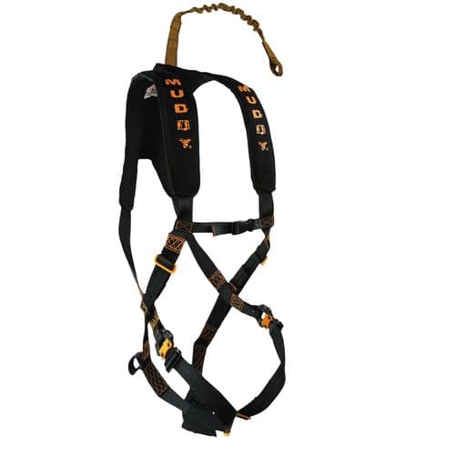 Walkers MUD-MSH300 Diamondback Harness Padded Nylon Black Walkers MUD-MSH300 Diamondback Harness Padded Nylon Black