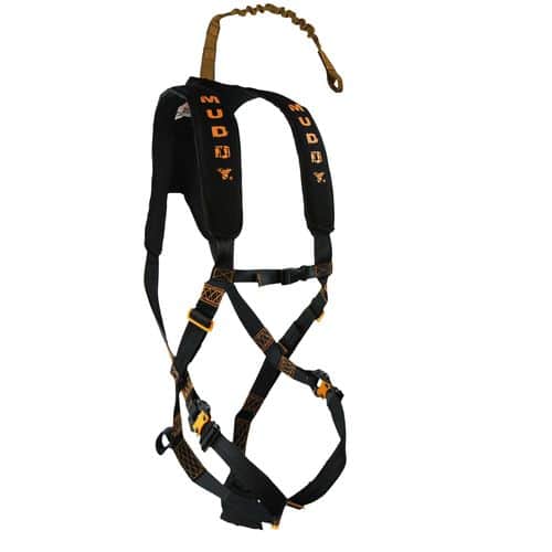 Walkers MUD-MSH300 Diamondback Harness Padded Nylon Black Walkers MUD-MSH300 Diamondback Harness Padded Nylon Black