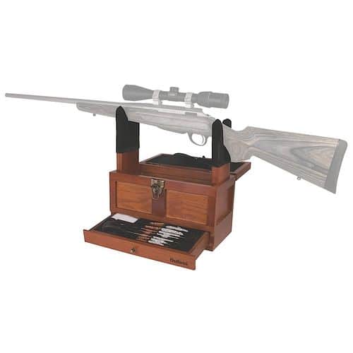Outers 70084 Universal Wooden Chest Multi-Caliber Rifle/Shotgun/Pistol 25 Pieces Outers 70084 Universal Wooden Chest Multi-Caliber Rifle/Shotgun/Pistol 25 Pieces