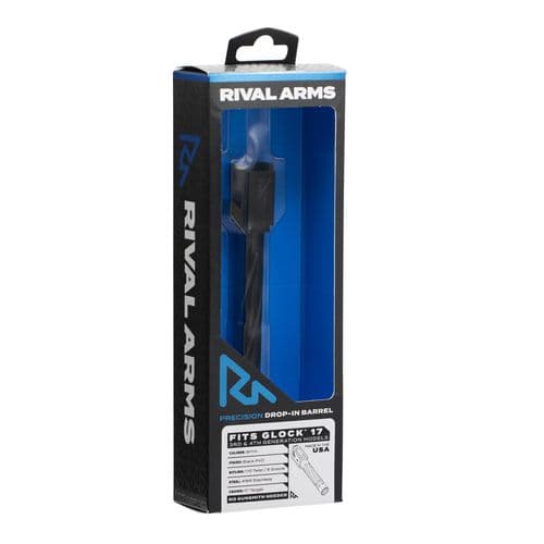 RIVAL ARMS RA20G101A Standard Barrel Compatible with Glock 17 Gen 3/4 416 Stainless Steel Black RIVAL ARMS RA20G101A Standard Barrel Compatible with Glock 17 Gen 3/4 416 Stainless Steel Black