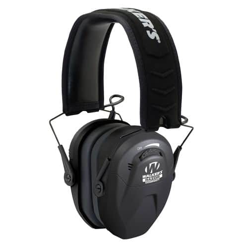 Walkers GWPCRSEM Razor Compact Electronic Earmuff 23 dB Black for Women & Children Walkers GWPCRSEM Razor Compact Electronic Earmuff 23 dB Black for Women & Children