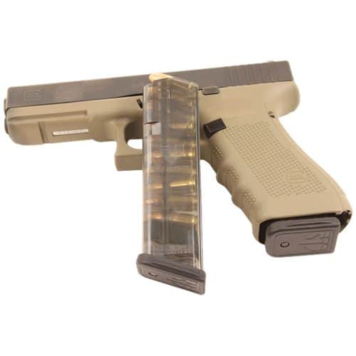 ETS Group GLK-17-10 Glock Compatible 9mm Luger G17,18,19,19x,26,34,45 10rd Clear Detachable ETS Group GLK-17-10 Glock Compatible 9mm Luger G17,18,19,19x,26,34,45 10rd Clear Detachable