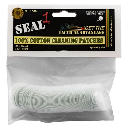 Seal 1 1009 Cleaning Patches 100 Count Cotton Seal 1 1009 Cleaning Patches 100 Count Cotton