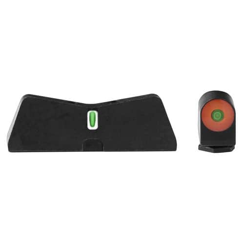 XS Sights GL0009S5N DXT II Big Dot fits Glock 17,19,22-24,26-27,31-36,38 Gen1-5 Green Tritium w/Orange Outline Front Green w/White Outline Rear Black XS Sights GL0009S5N DXT II Big Dot fits Glock 17,19,22-24,26-27,31-36,38 Gen1-5 Green Tritium w/Orange Outline Front Green w/White Outline Rear Black