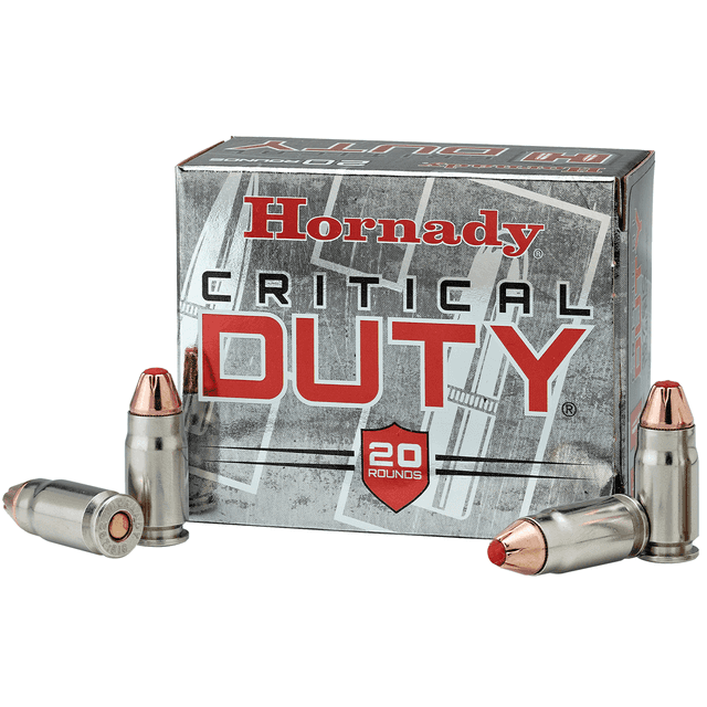 Hornady Critical Duty 9mm 135 Grain FlexLock 25 Round Box Hornady Critical Duty 9mm 135 Grain FlexLock 25 Round Box
