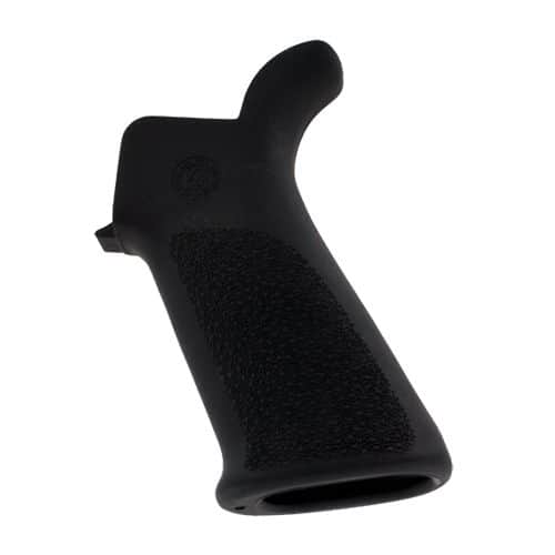 Hogue Rubber Grip Beavertail without Finger Groves AR-15 Textured Black Hogue Rubber Grip Beavertail without Finger Groves AR-15 Textured Black