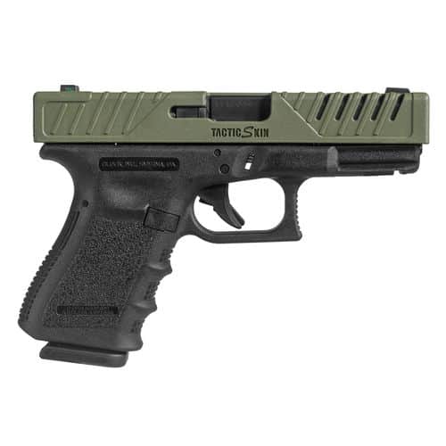 FAB DEFENSE FX-TACS19G TacticSkin Slide Cover Compatible with Glock 19/23/25/32/38 Polymer OD Green FAB DEFENSE FX-TACS19G TacticSkin Slide Cover Compatible with Glock 19/23/25/32/38 Polymer OD Green