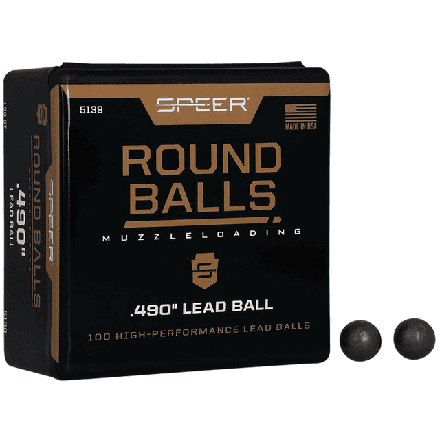 Speer Lead Balls, 50 Cal 176gr 100 Per Box - 5139 Speer Lead Balls, 50 Cal 176gr 100 Per Box - 5139