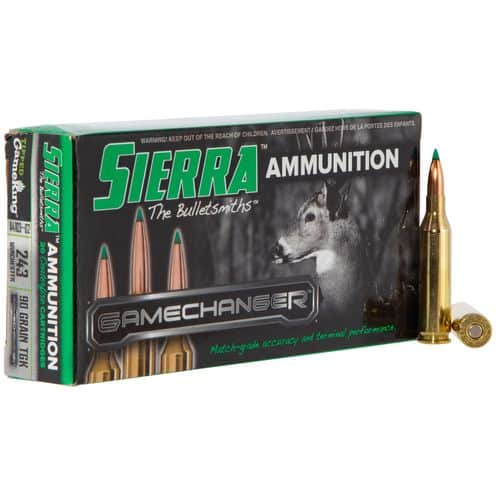 Sierra A410302 GameChanger 243 Win 90 gr Tipped GameKing 20 Bx/ 10 Cs Sierra A410302 GameChanger 243 Win 90 gr Tipped GameKing 20 Bx/ 10 Cs