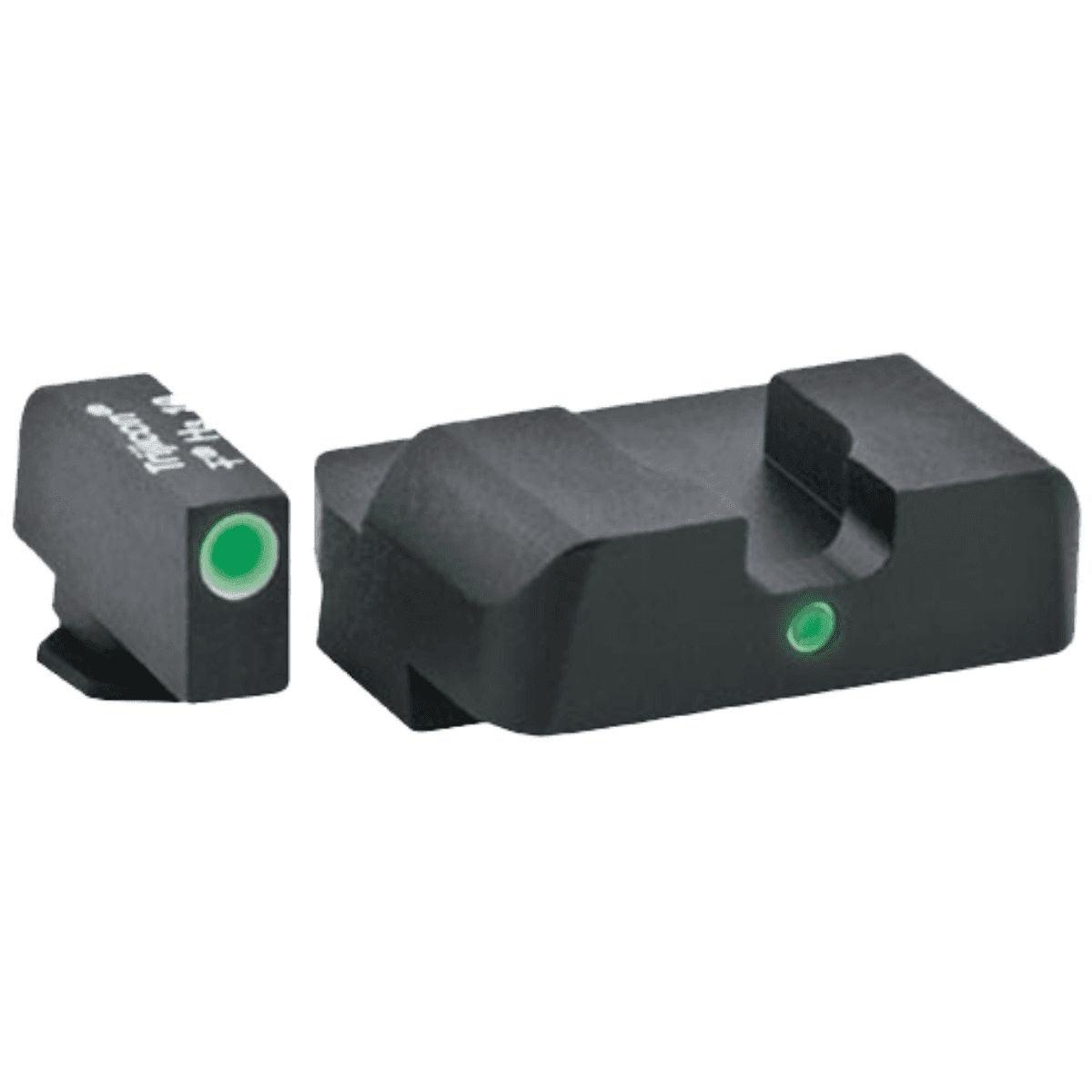 AmeriGlo i-Dot Sight Set for Glock, Green Tritium White Outline Front Sight-Green Tritium Rear Sight Glock Gen 1-4 - GL102 AmeriGlo i-Dot Sight Set for Glock, Green Tritium White Outline Front Sight-Green Tritium Rear Sight Glock Gen 1-4 - GL102