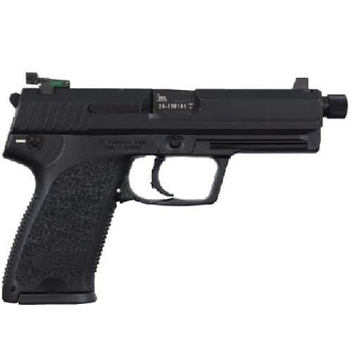 HK USP9 Tactical V1 DA/SA 9mm Handgun with 3-15 Round Magazines, Adjustable Night Sights, Match Trigger Parts and Threaded Barrel HK USP9 Tactical V1 DA/SA 9mm Handgun with 3-15 Round Magazines, Adjustable Night Sights, Match Trigger Parts and Threaded Barrel