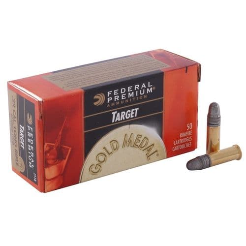 Federal 711B Premium Gold Medal 22 LR 40 gr Lead Round Nose 50 Per Box Federal 711B Premium Gold Medal 22 LR 40 gr Lead Round Nose 50 Per Box