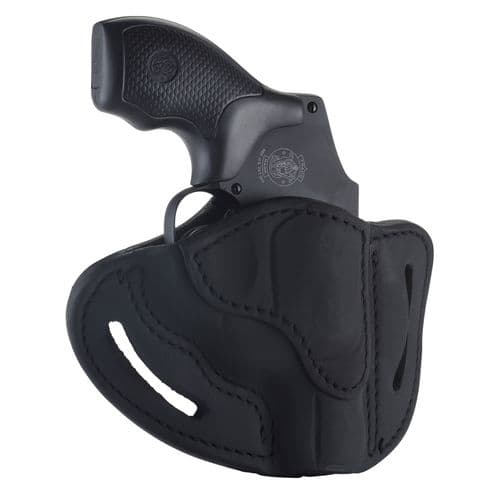 1791 Gunleather RVH1SBLR RVH1 OWB Size 01 Stealth Black Leather Belt Slide Fits S&W J Frame/Ruger LCR/S&W 38 Belt Up to 1.75" Wide Right Hand 1791 Gunleather RVH1SBLR RVH1 OWB Size 01 Stealth Black Leather Belt Slide Fits S&W J Frame/Ruger LCR/S&W 38 Belt Up to 1.75" Wide Right Hand