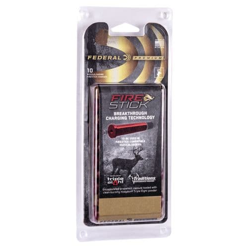 Federal PMZFS100T8 FireStick  50 Black Powder 100 gr For Traditions Nitro Only Federal PMZFS100T8 FireStick  50 Black Powder 100 gr For Traditions Nitro Only