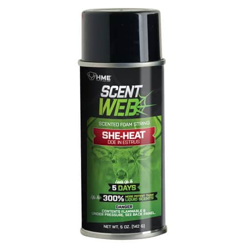 HME SWSHEHEAT Scent Web She-Heat Cover Scent Doe In Estrous 5 oz HME SWSHEHEAT Scent Web She-Heat Cover Scent Doe In Estrous 5 oz