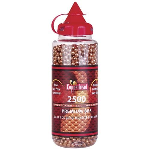 Crosman 747 CopperHead BBs .177 Copper-Coated Steel 2500 Carton Crosman 747 CopperHead BBs .177 Copper-Coated Steel 2500 Carton