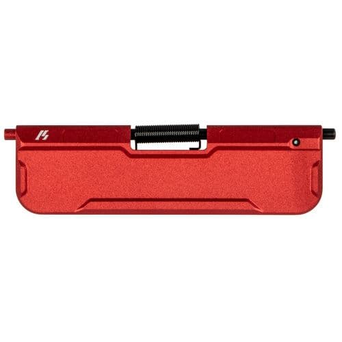 Strike ARBUDC223RED AR Billet Ultimate Dust Cover AR-15, M4, M16 Red with Standard Design Strike ARBUDC223RED AR Billet Ultimate Dust Cover AR-15, M4, M16 Red with Standard Design