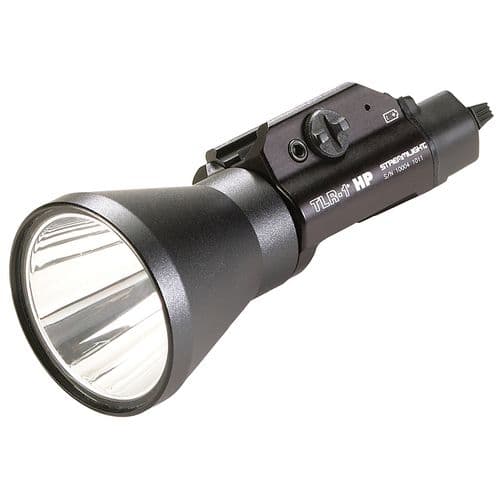 Streamlight 69216 TLR-1 HPL White LED 775 Lumens CR123A Lithium Battery Black Anodized Aluminum with Remote Switch Streamlight 69216 TLR-1 HPL White LED 775 Lumens CR123A Lithium Battery Black Anodized Aluminum with Remote Switch