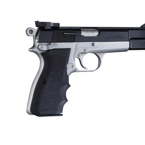 Hogue 09000 Rubber Grip with Finger Grooves Browning Hi-Power Black Hogue 09000 Rubber Grip with Finger Grooves Browning Hi-Power Black