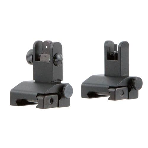 TacFire IS002 AR Same Plane Low Profile Pop-Up Sights Aluminum Black Anodized TacFire IS002 AR Same Plane Low Profile Pop-Up Sights Aluminum Black Anodized
