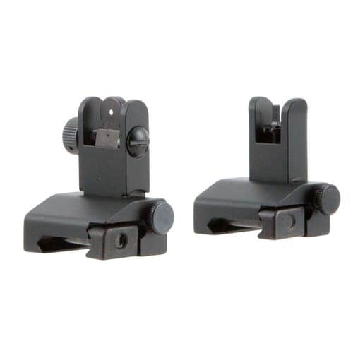 TacFire IS002 AR Same Plane Low Profile Pop-Up Sights Aluminum Black Anodized TacFire IS002 AR Same Plane Low Profile Pop-Up Sights Aluminum Black Anodized